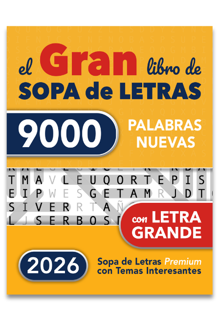 Sopa de letras para adultos en español